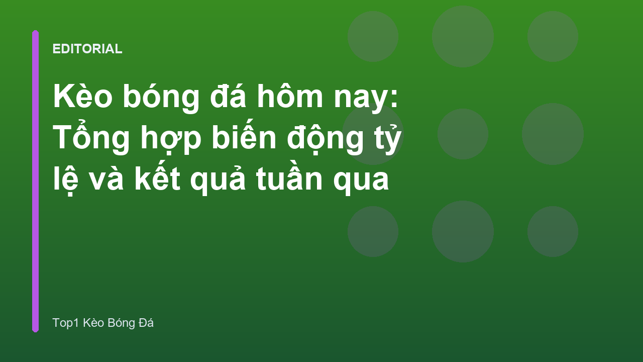 Biến động tỷ lệ kèo bóng đá hôm nay